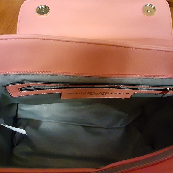 Coral leather tote - Picture 3 of 5